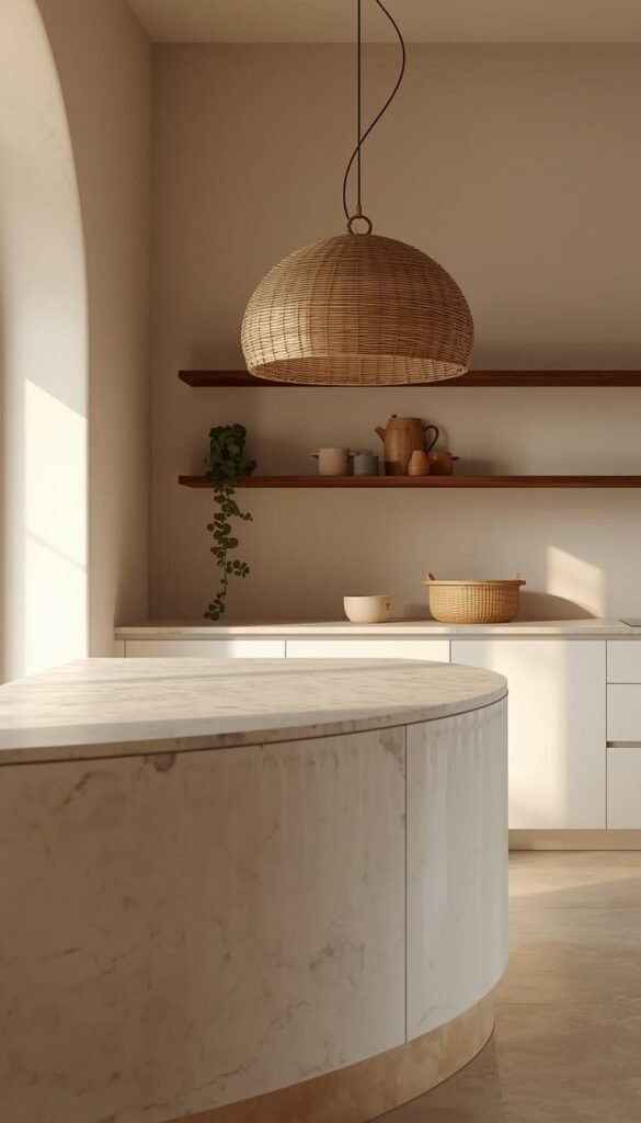 Blend Organic Modern Kitchen Sensibility With a Bohemian Twist