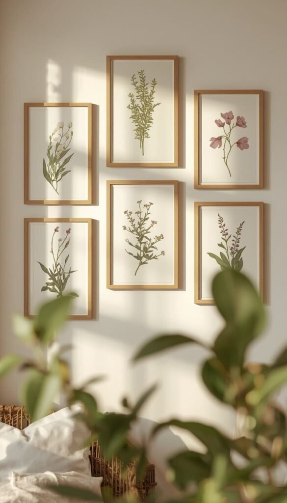 Botanical Print Gallery Wall
