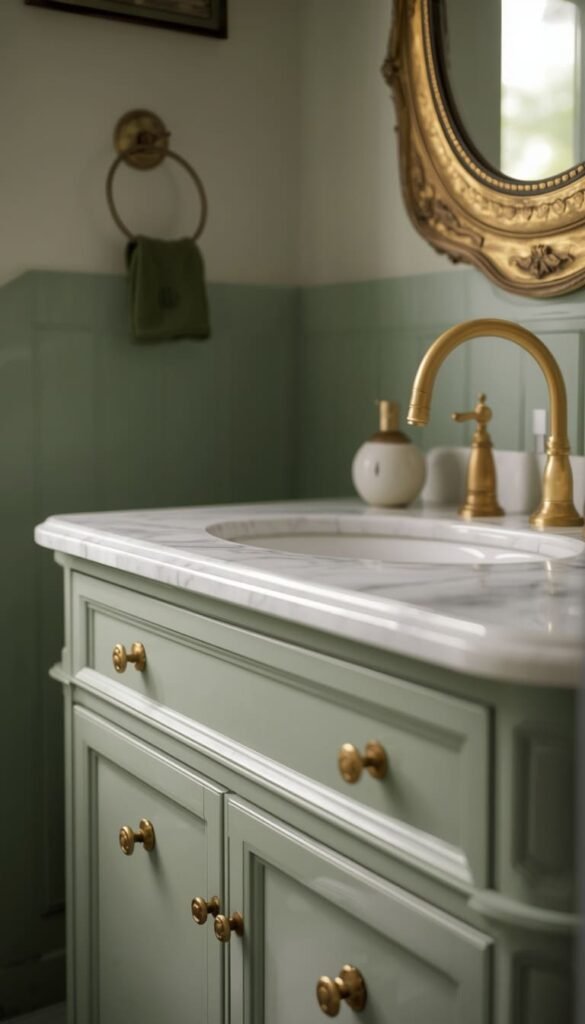 Brass and Antique Bronze Fixtures