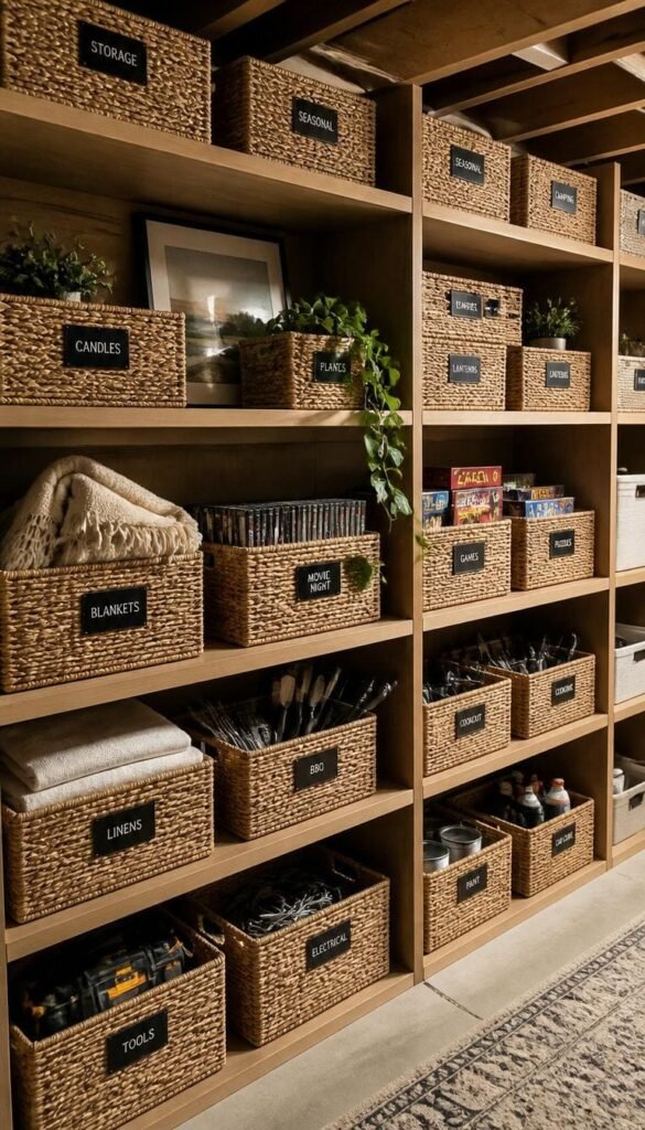 Build an Open Shelving Storage Wall That Looks Like Retail Display