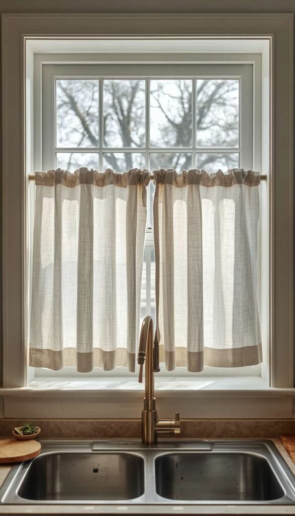 Classic Cafe Curtains for Everyday Privacy