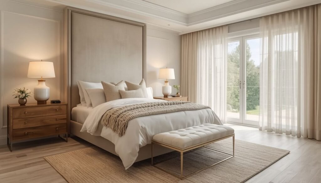 Cream and White Bedroom Ideas