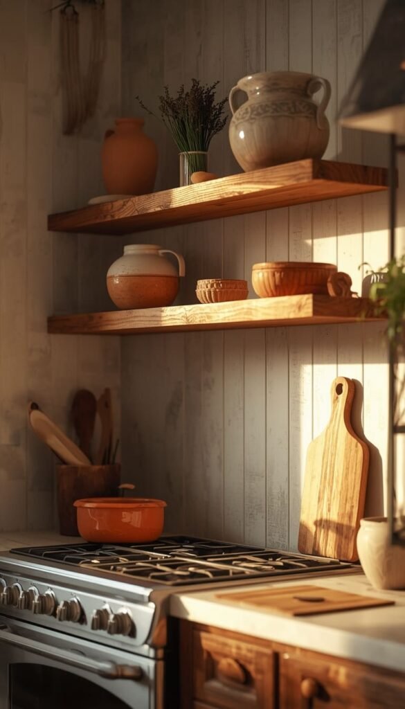 Create a Rustic Boho Kitchen With Reclaimed Wood Accents