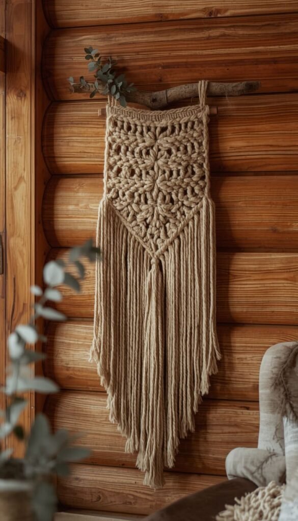 Crochet Mandala Wall Hanging