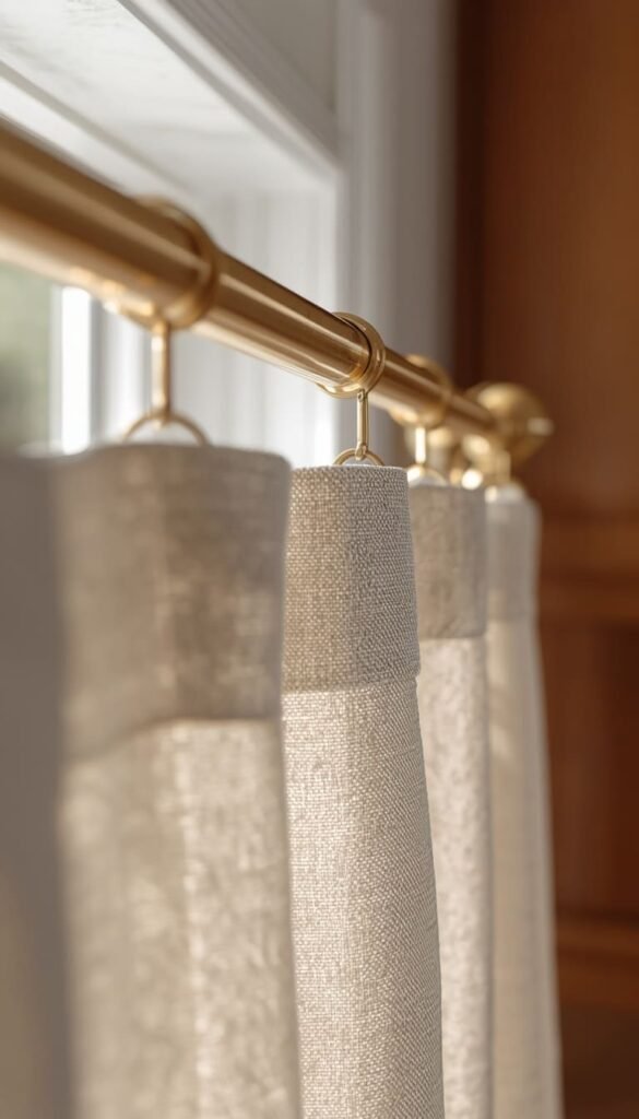 Curtain Hardware and Rod Pairings That Quietly Elevate the Whole Look