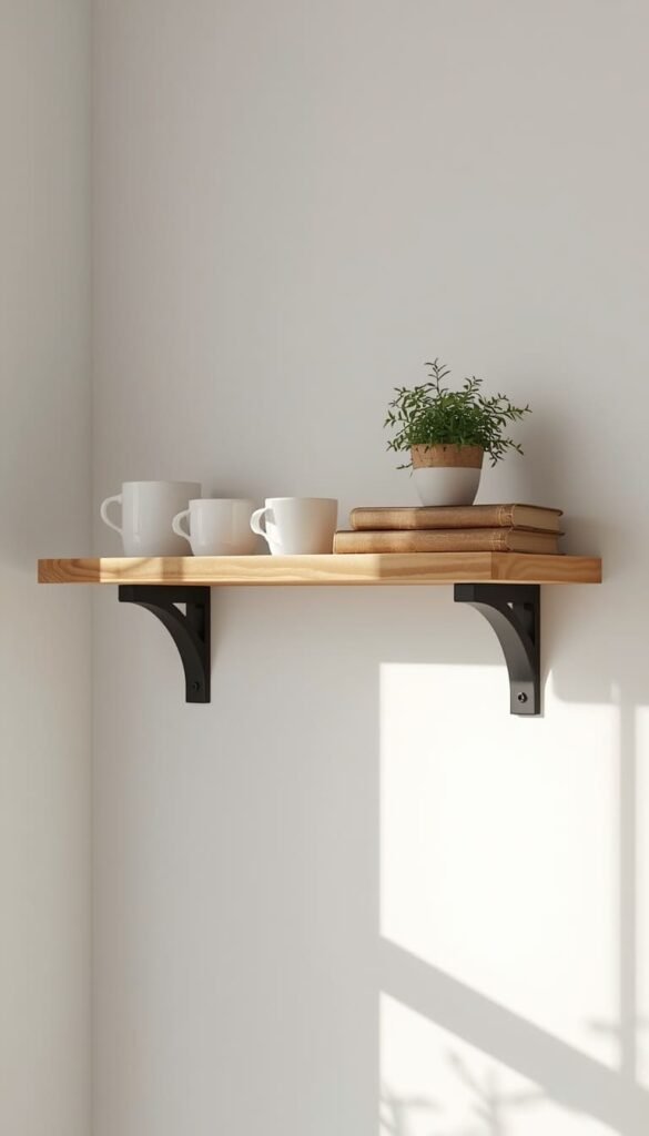 DIY Open Shelves You Can Install in a Weekend Renter Friendly Too