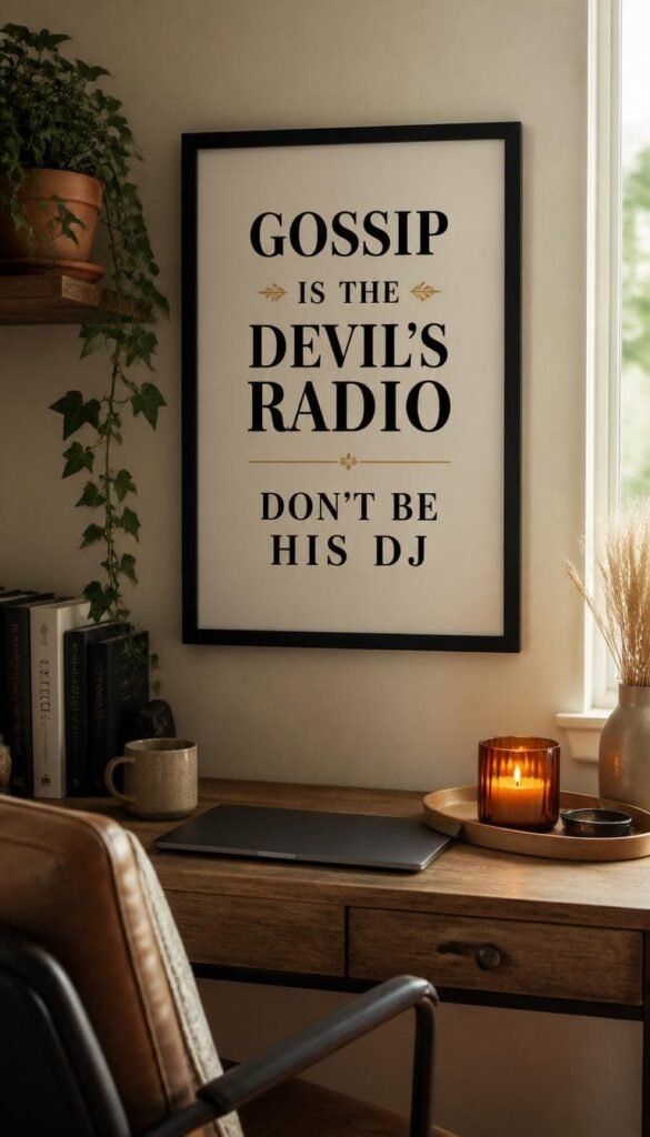 Gossip Quotes That Double as Statement Decor (Yes, Really)