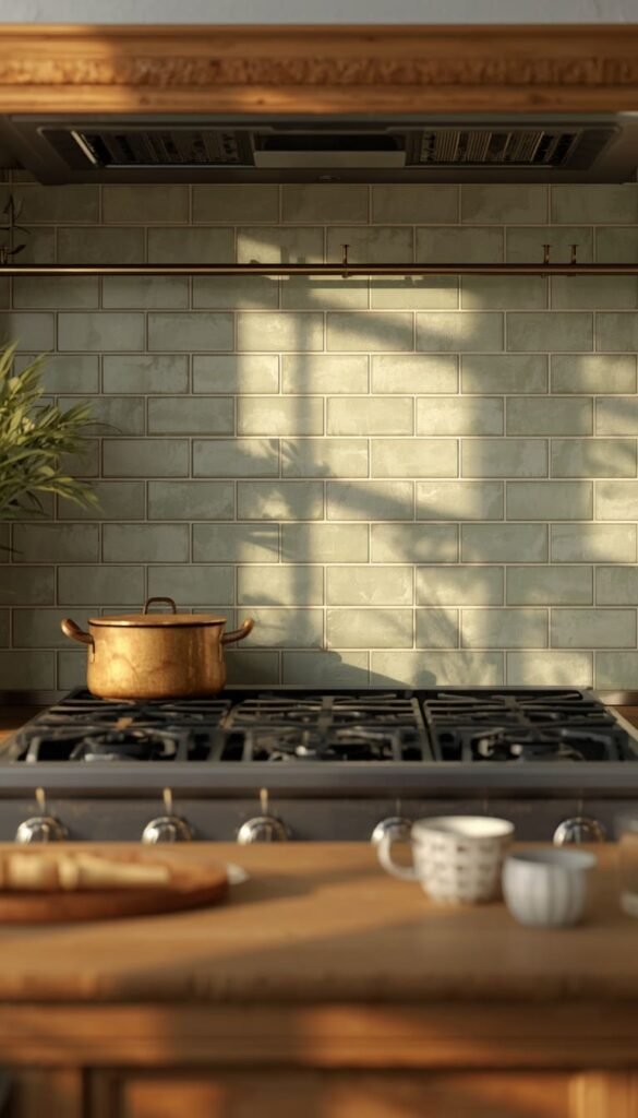 Handmade Zellige Tile Backsplash