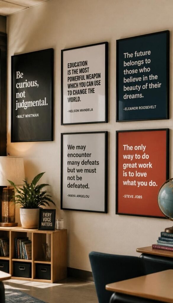 Hang Classroom Posters That Motivate Without Feeling Cheesy