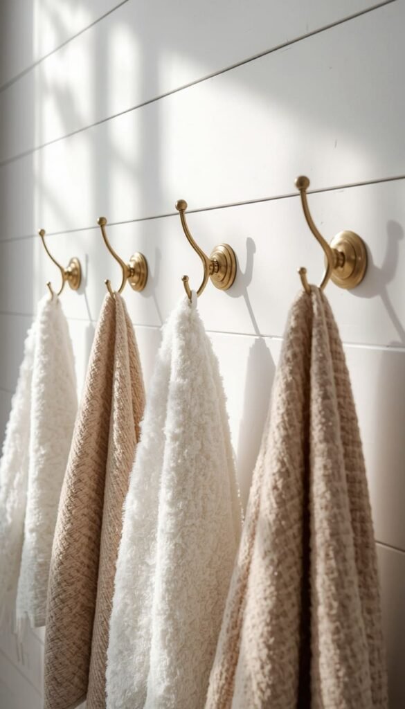  Hooks Row on Unused Wall Space