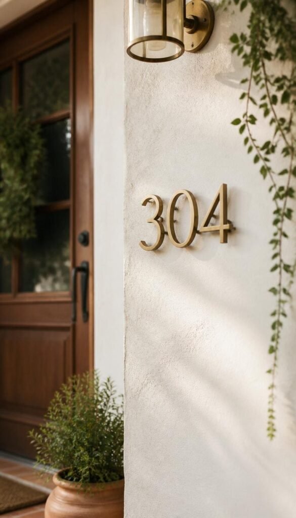 House Number Plaques and Risers