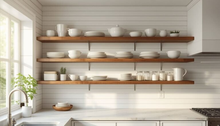 Kitchen Shelves Instead of Cabinets Ideas