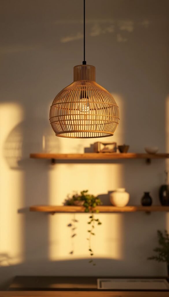 Layer Vintage Lighting Fixtures for That Signature Boho Kitchen Look
