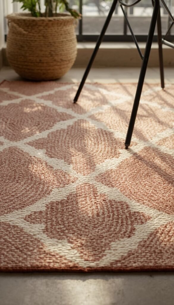 Layer an Outdoor Rug to Instantly Anchor Your Balcony Look