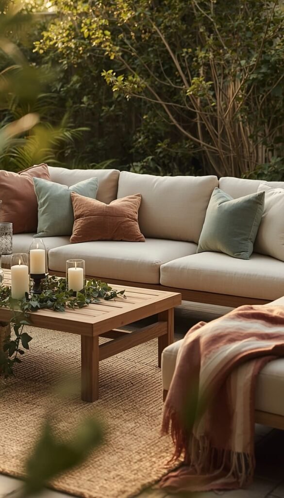 Luxury Outdoor Sofa Lounge Setup