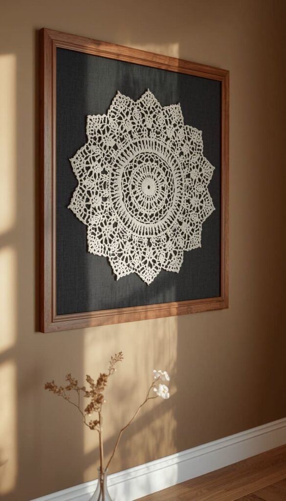 Macrame and Crochet Hybrid Wall Hanging