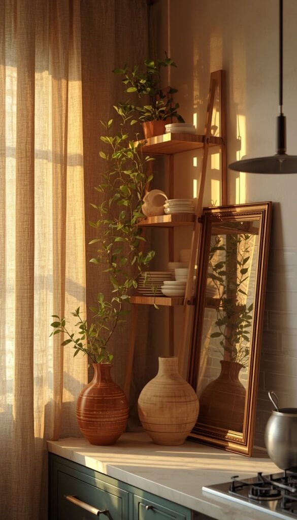 Make a Small Boho Kitchen Feel Spacious With Smart Styling Tricks