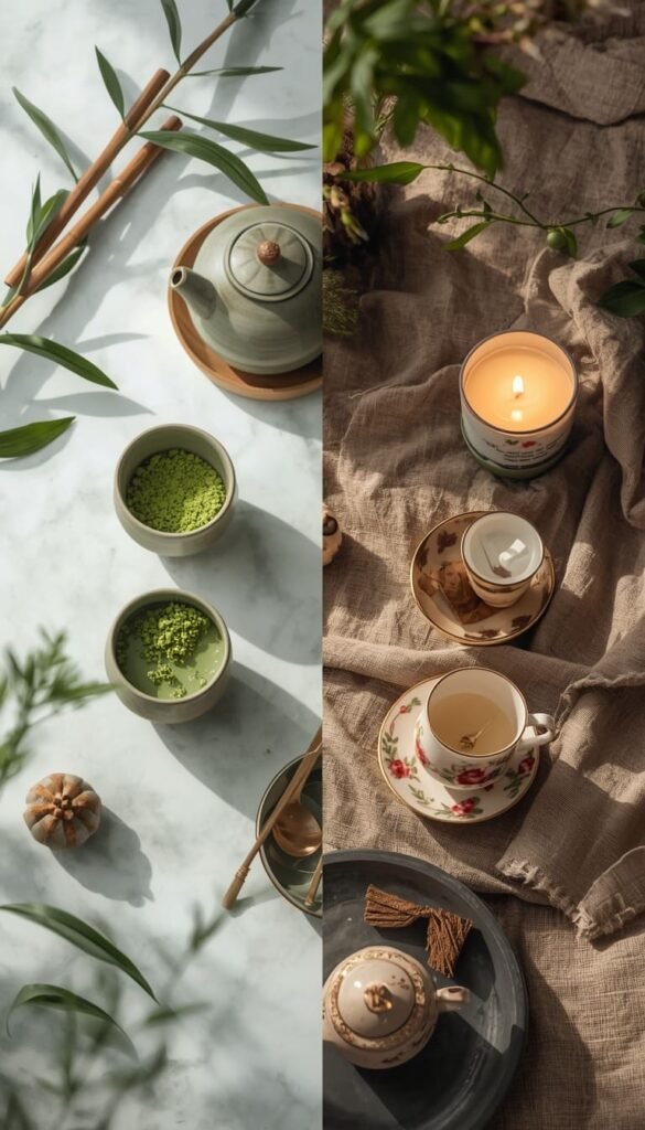 Matcha Tea Aesthetic vs Classic Cozy Tea Time Which One's For You