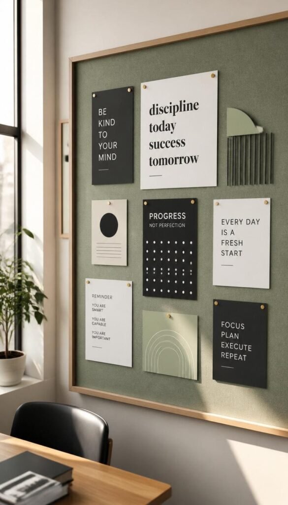 Minimalist Bulletin Boards with Modern Typography