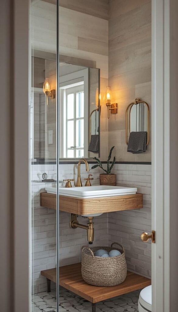 Mirror the Entire Wall — Not Just Above the Sink