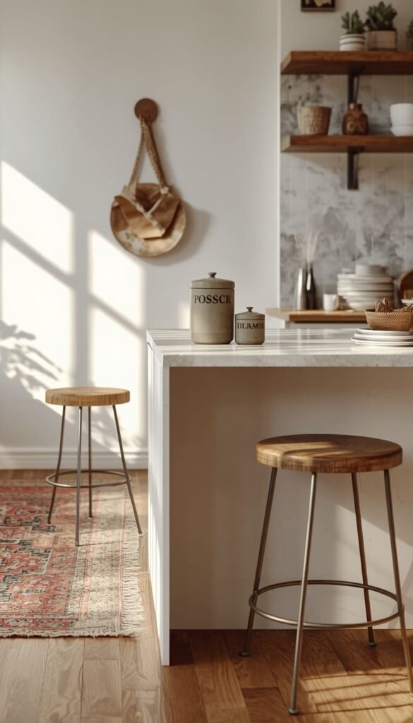 Mix Vintage and Modern Pieces for a True Bohemian Kitchen Design