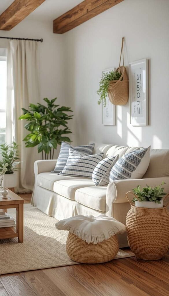 Modern Farmhouse Blue and Green, Done the Restrained Way