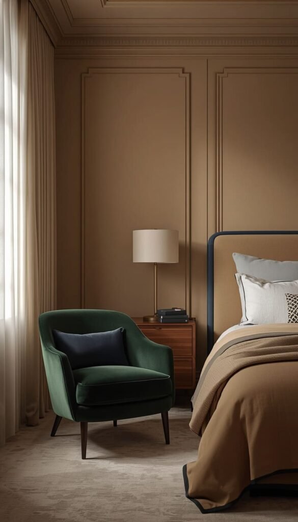 Moody Beige Pairing With Deep Navy or Forest Green