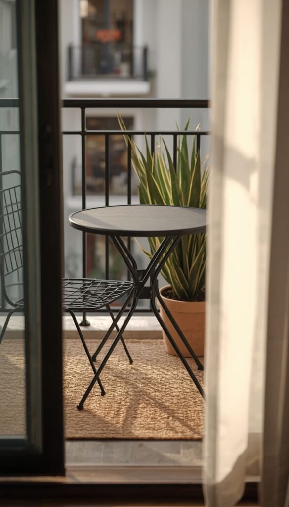 Paint or Spray Old Balcony Furniture for a Brand New Look