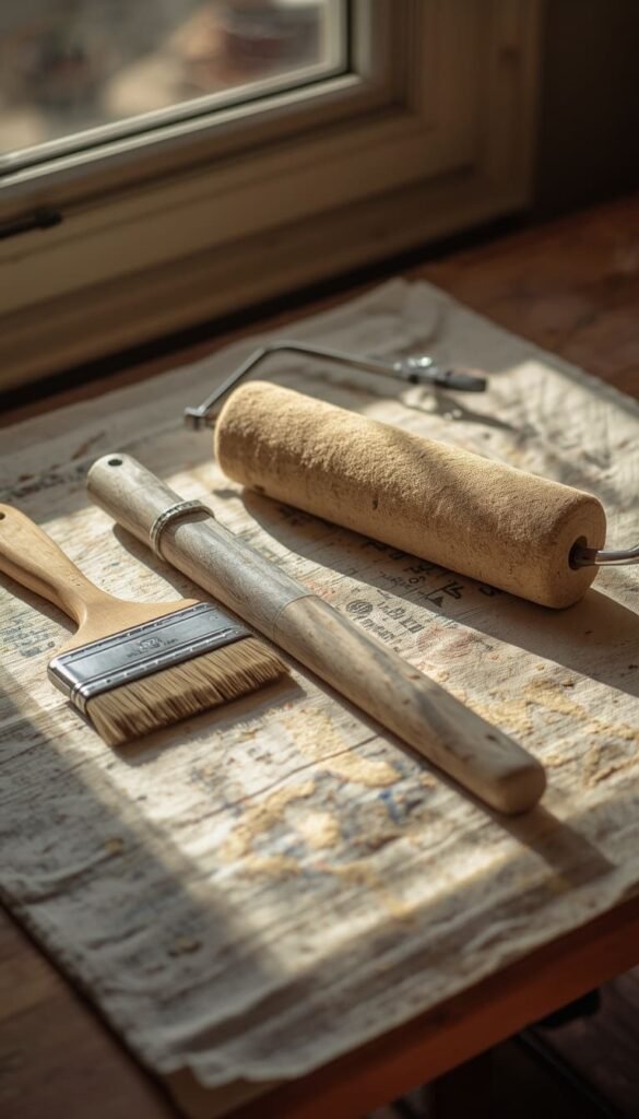 Painting Day — Brush Roller or Sprayer — Which One Is Right for Your Skill Level