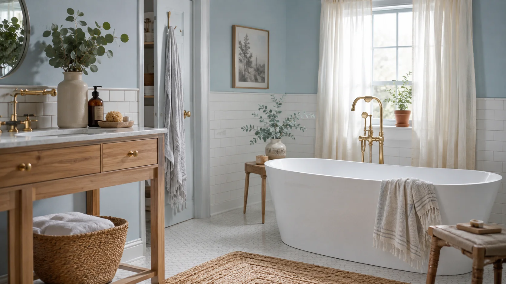 Pale Blue Bathroom Ideas