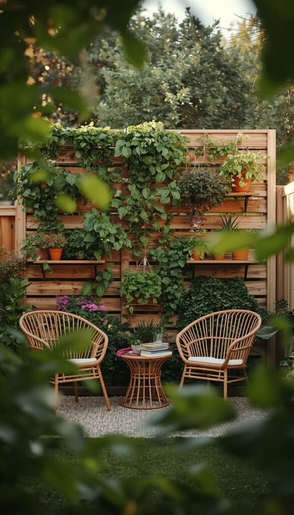 Privacy Screen and Vertical Garden Wall