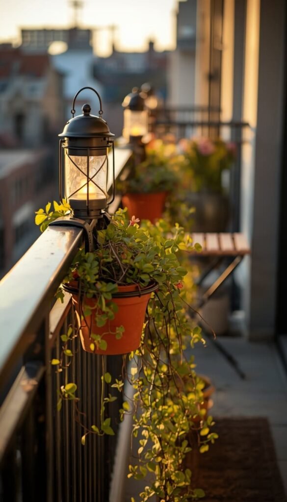 Railing Decor That Works Double Duty