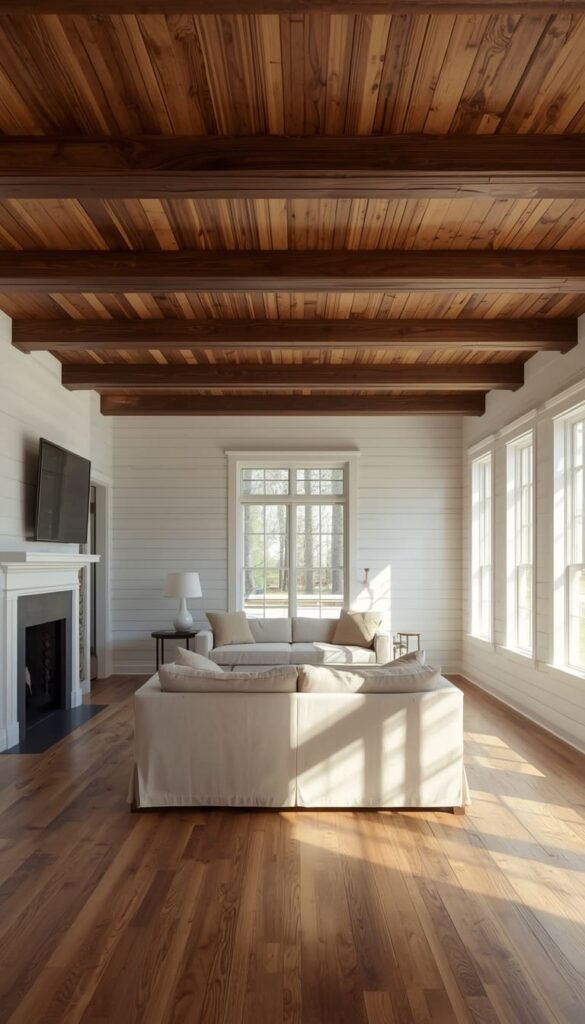 Reclaimed Wood Beams That Add Instant Rustic Warmth Without a Full Renovation