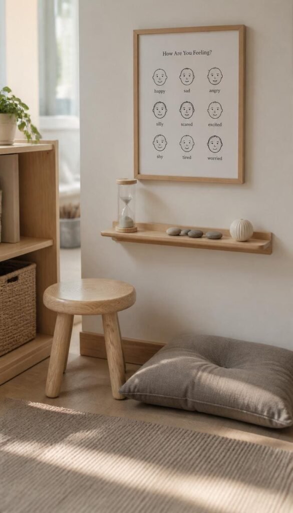 Scandinavian Inspired Calm Down Corner