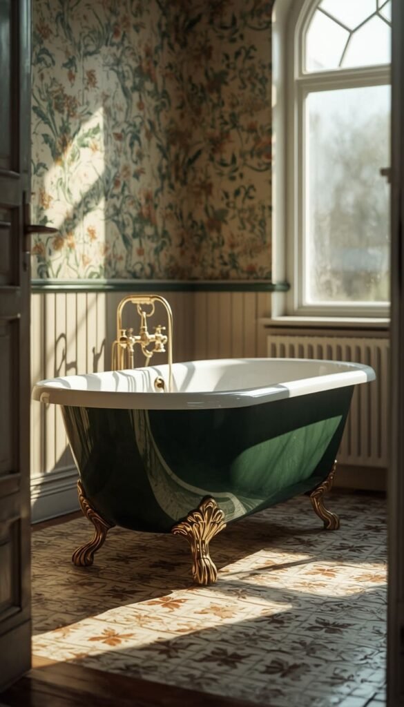 Sculptural Clawfoot Tubs: The Crown Jewel