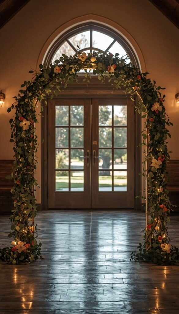 Seasonal Floral Welcome Archway
