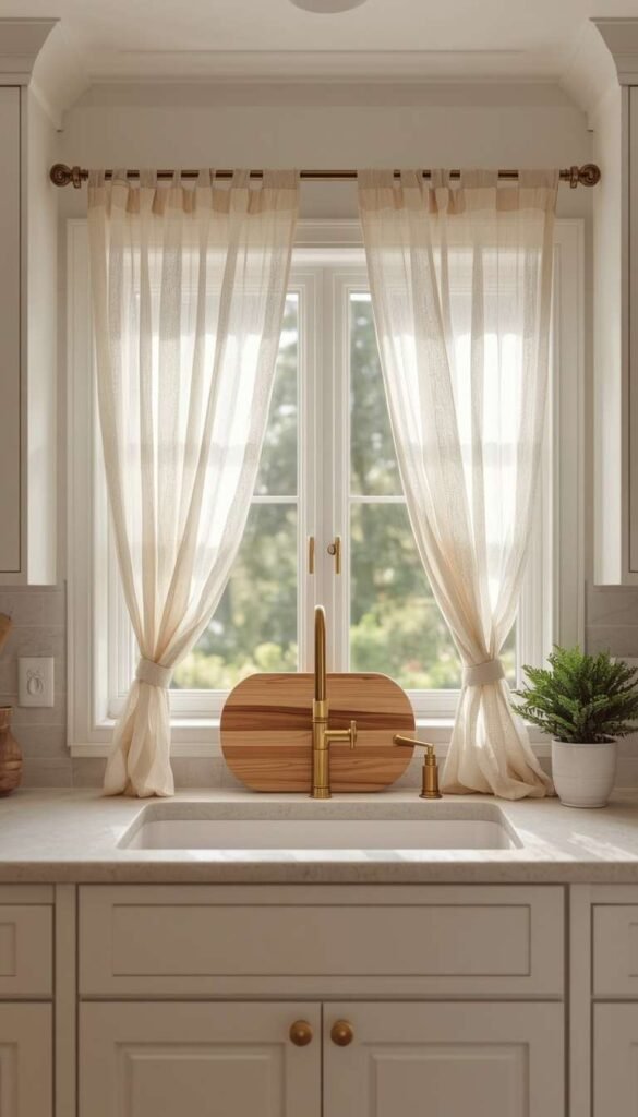 Sheer Curtains for Soft Bright Light