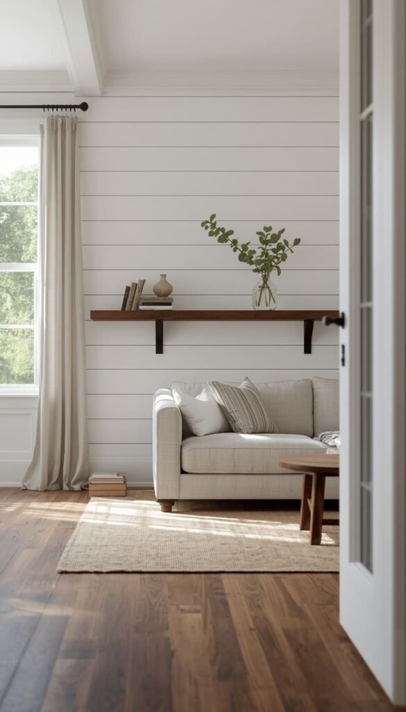 Shiplap Wainscoting or Board and Batten — Which Wall Finish Suits Your Farmhouse Family Room