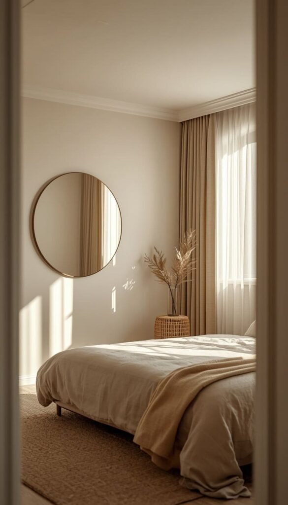 Small Beige Bedroom Tricks That Make It Feel Twice the Size