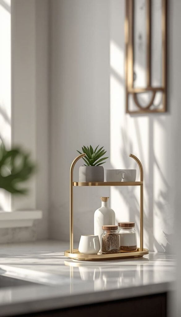 Small Kitchen Counter Styling Tricks That Actually Work
