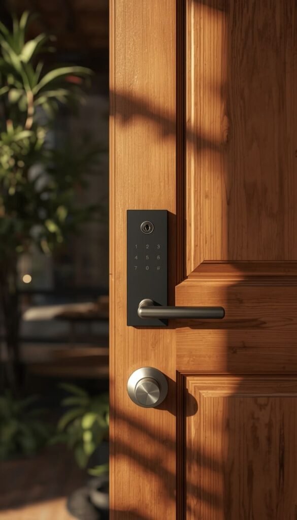 Smart or Keyless Entry Hardware as a Design Element