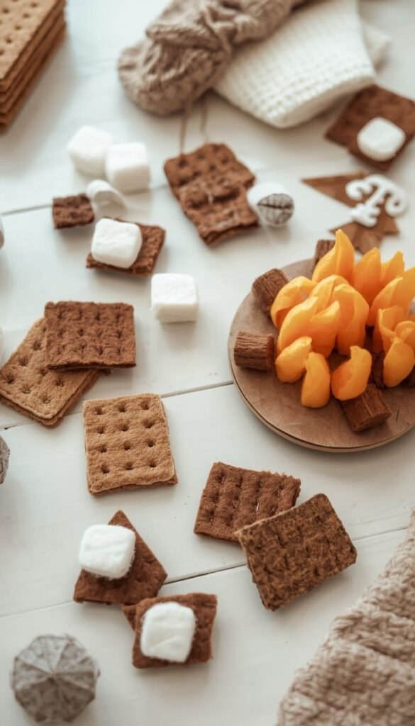 S'mores Sensory Craft Toddler Safe