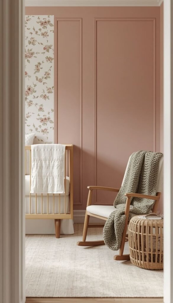  Soft Blush or Dusty Rose Palette for a Baby Girl Nursery