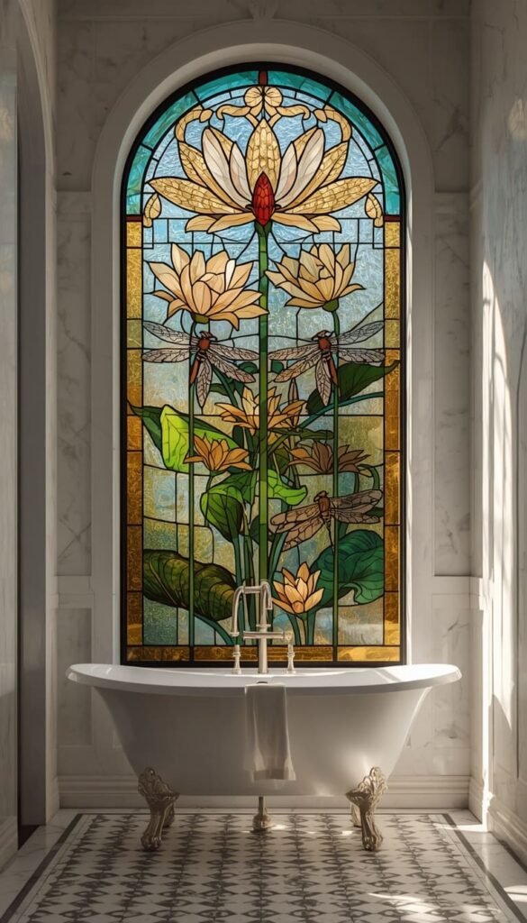 Stained Glass Windows and Shower Panels