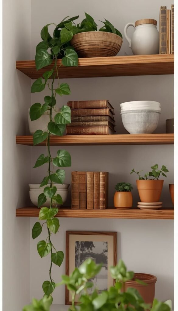 Style Your Boho Kitchen Shelves Like an Interior Designer