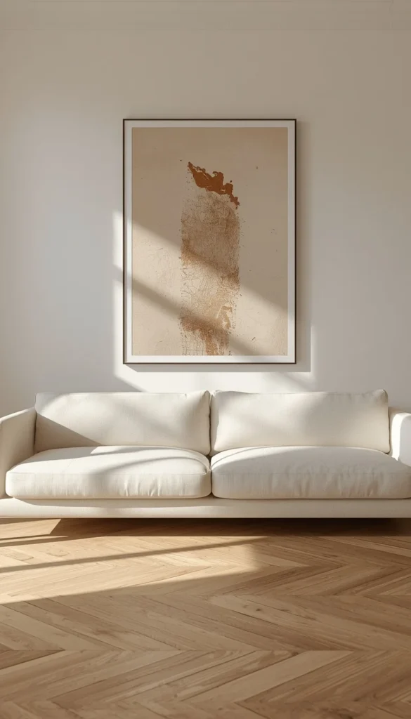 The Art Led Minimalist Room