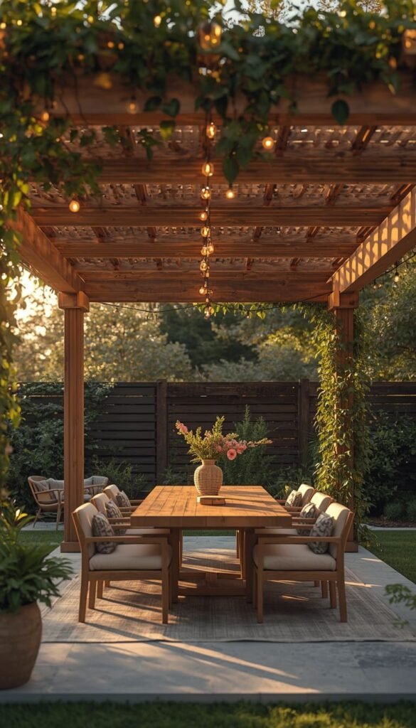 The Covered Pergola Patio