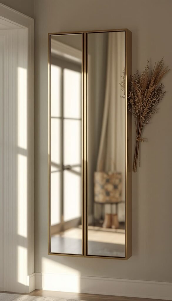 The Mirrored Shoe Cabinet