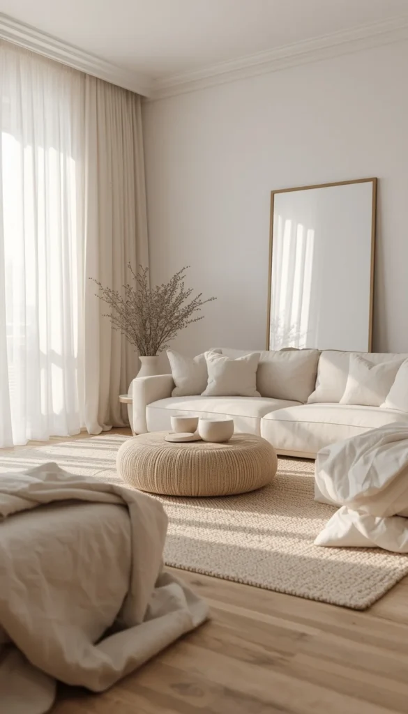 The Monochrome Small Living Room