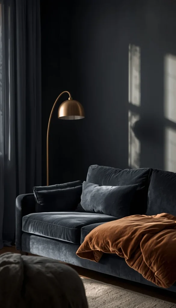 The Moody Dark Minimalist Space